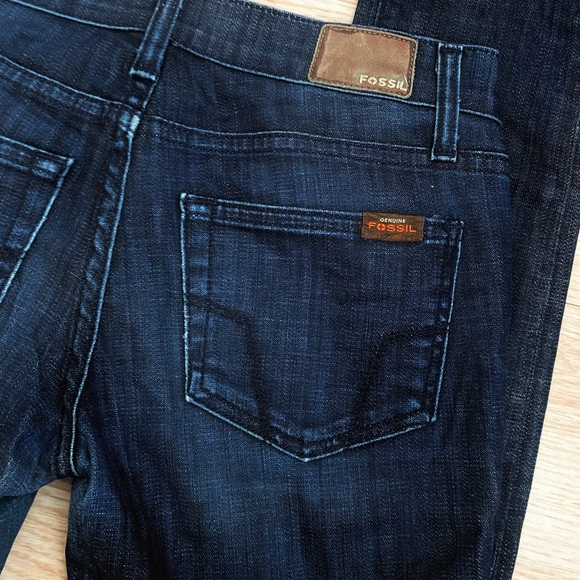 Fossil Dark Wash Skinny Stretch Jeans 25 - Picture 2 of 7